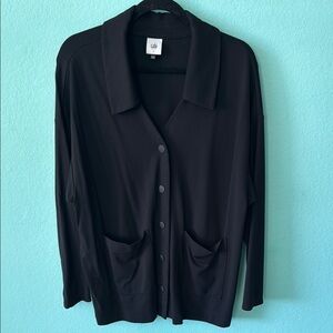 CAbi Black Button-Up Blazer